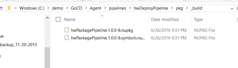 GoCD Agent Pkg